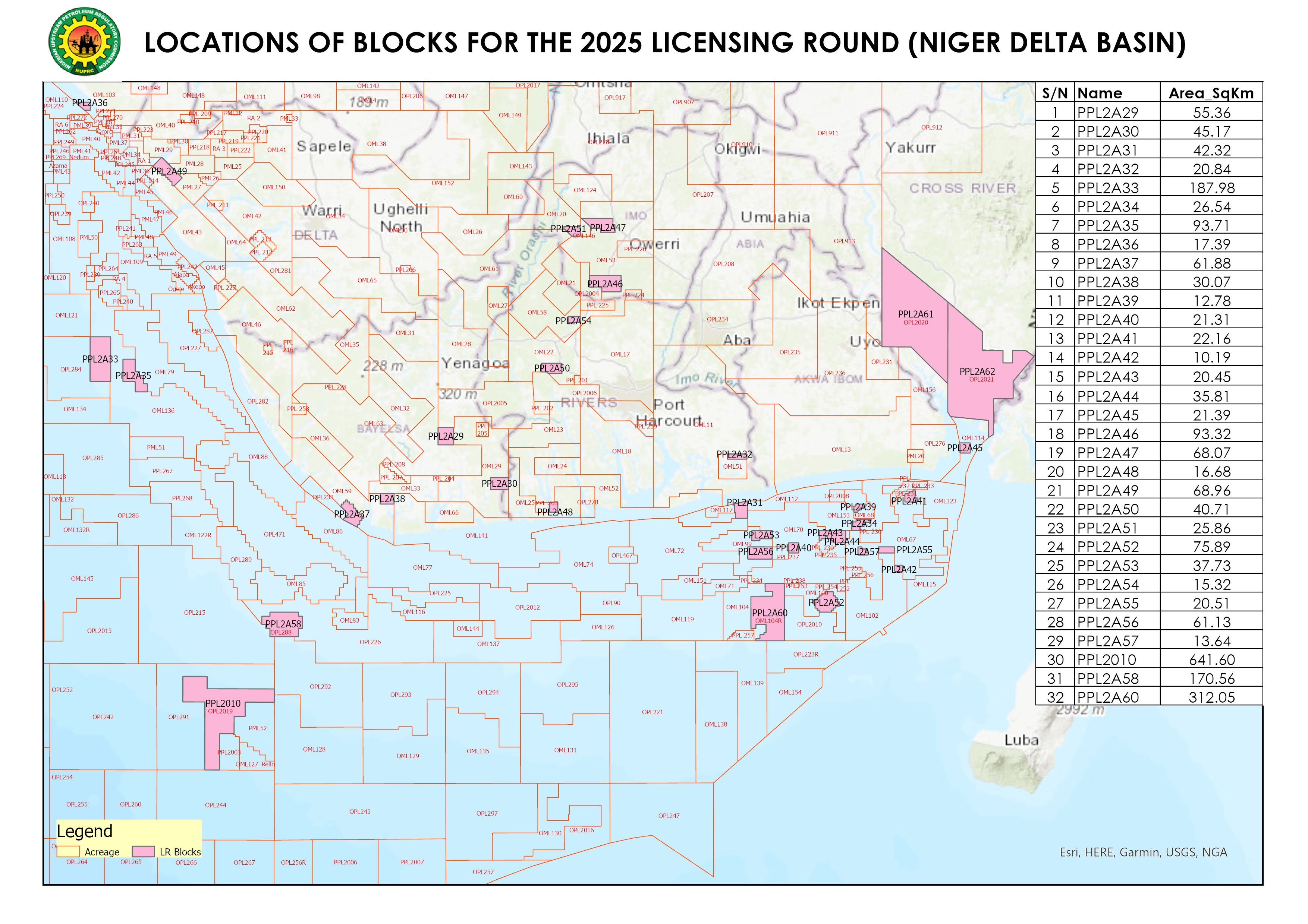 Licensing Round Maps
